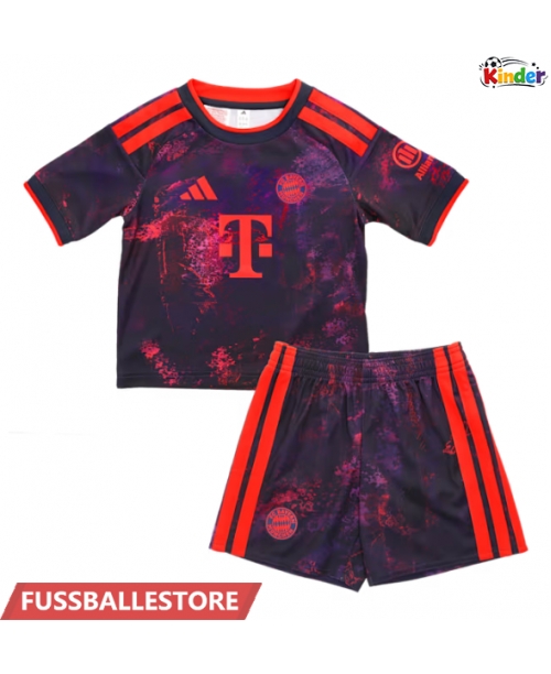 Günstige Bayern Munich Ismael Saibari #34 3rd trikot Kinder 2026-27 Kurzarm (+ Kurze Hosen)